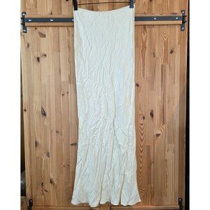NWOT $189 FOR LOVE AND LEMONS LENA BUTTER CREAM MAXI SKIRT SIZE S